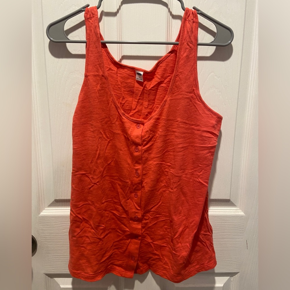Button up tank top
